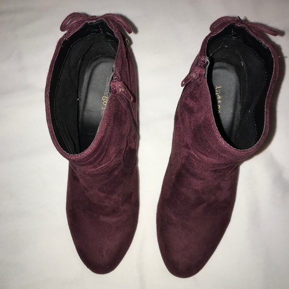 faux suede booties - Picture 6 of 8